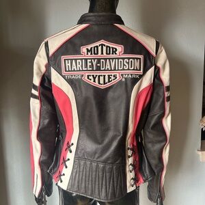 Harley-Davidson Black and Red Riding Jacket
